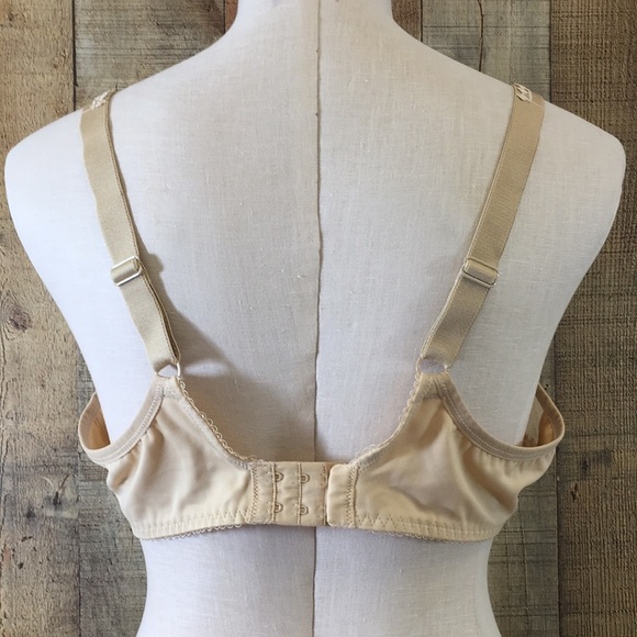 Fantasie Tan Nude‎ Embroidered Rebecca Moulded Bra Womens 40DD Underwire - Picture 3 of 11